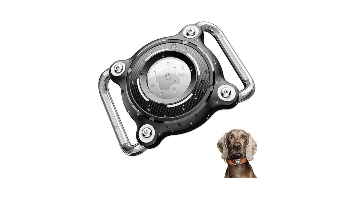 Scallop For Airtag Holder For Dog Collar - Ip68 Waterproof