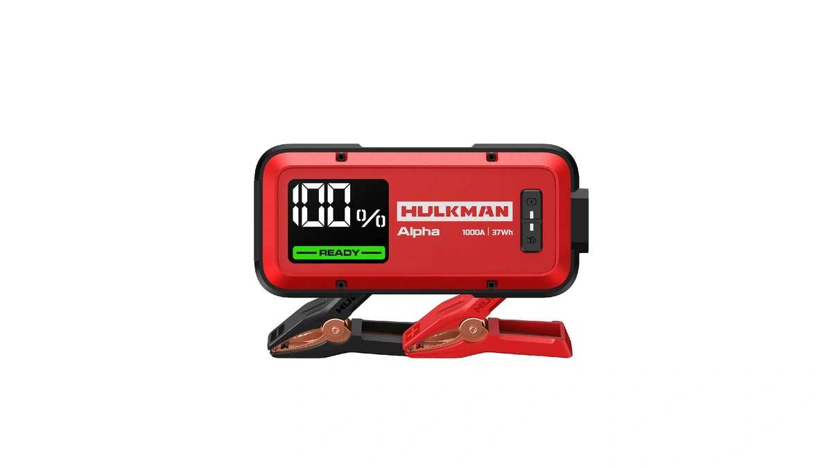 Hulkman Alpha,ultra Red,1000a 37wh Jump Starter,10000mah Power Bank, Portable,12v Jump