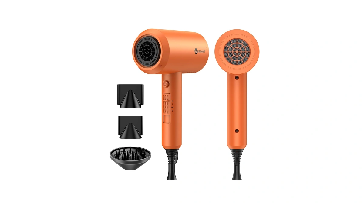 Slopehill Professional Ionic Hair Dryer, Powerful 1800w Fast Drying Low