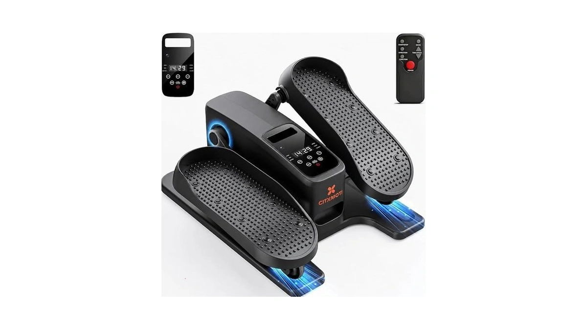 Under Desk Elliptical Leg Exerciser Machine, Seated Pedal Exerciser For