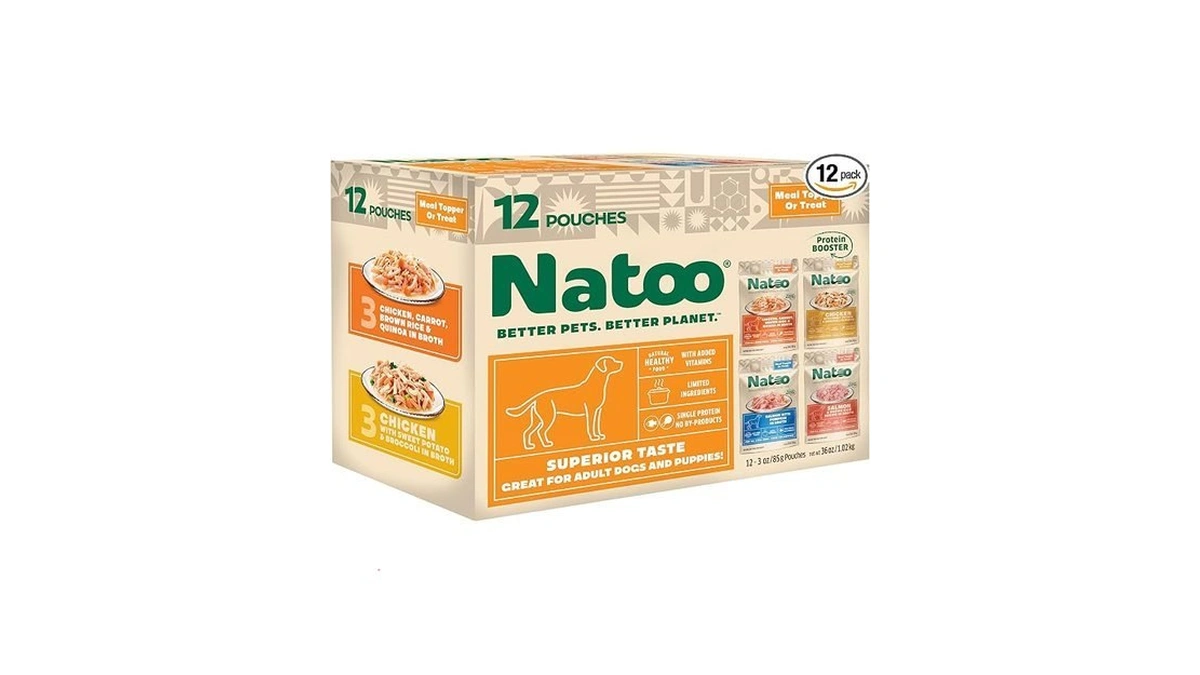Natoo Dog Food Topper Variety Pack For Picky Eaters, Protein