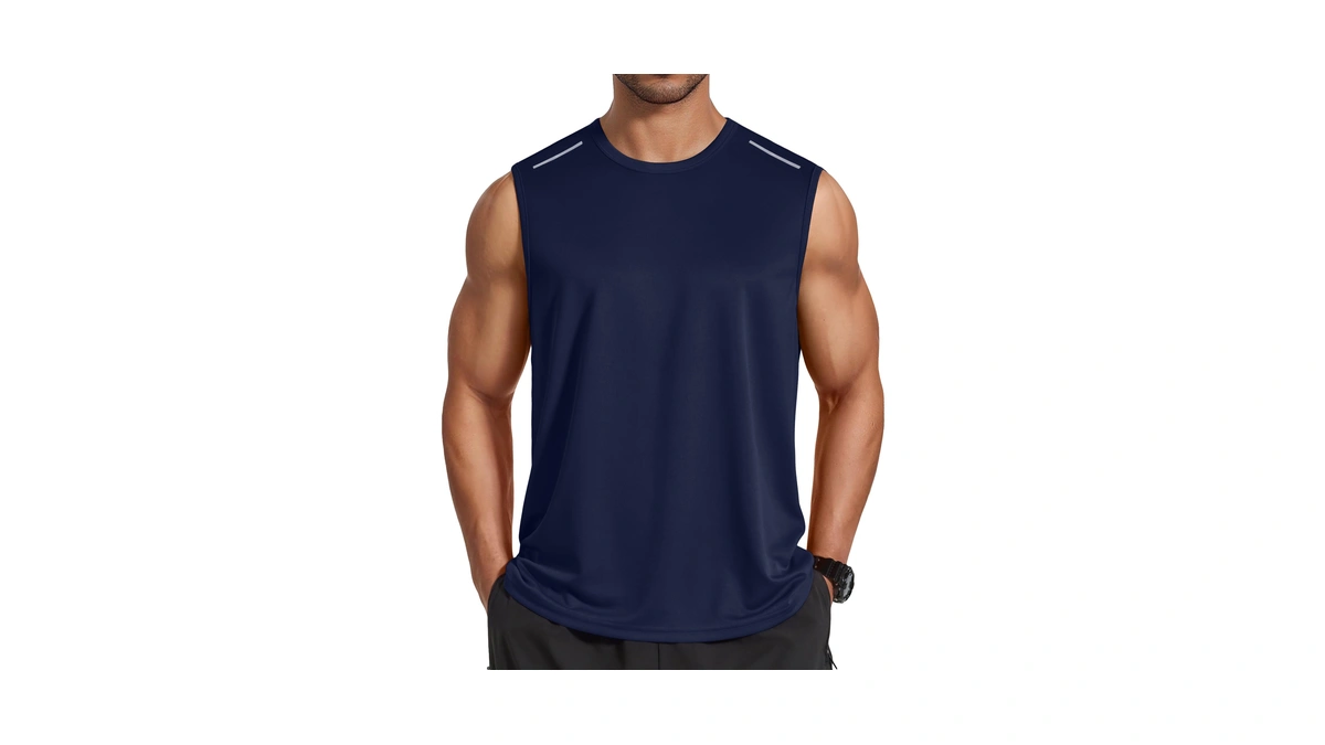 Coofandy Men Sleeveless Fitness T Shirts Running Sport Tank Tops