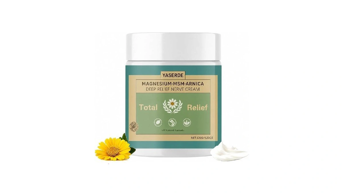 Yaserde Total Relief Magnesium Soothing Cream With Arnica,msn,menthol | Fast