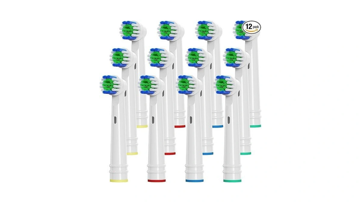 Uuj Replacement Toothbrush Heads Compatible With Oral B, 12 Pack
