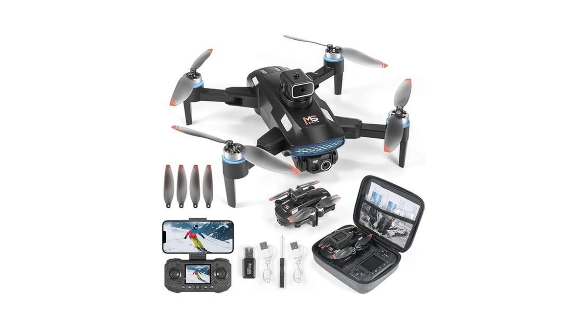 Drone With Camera, 4k Hd Fpv Drone With Brushless Motor,