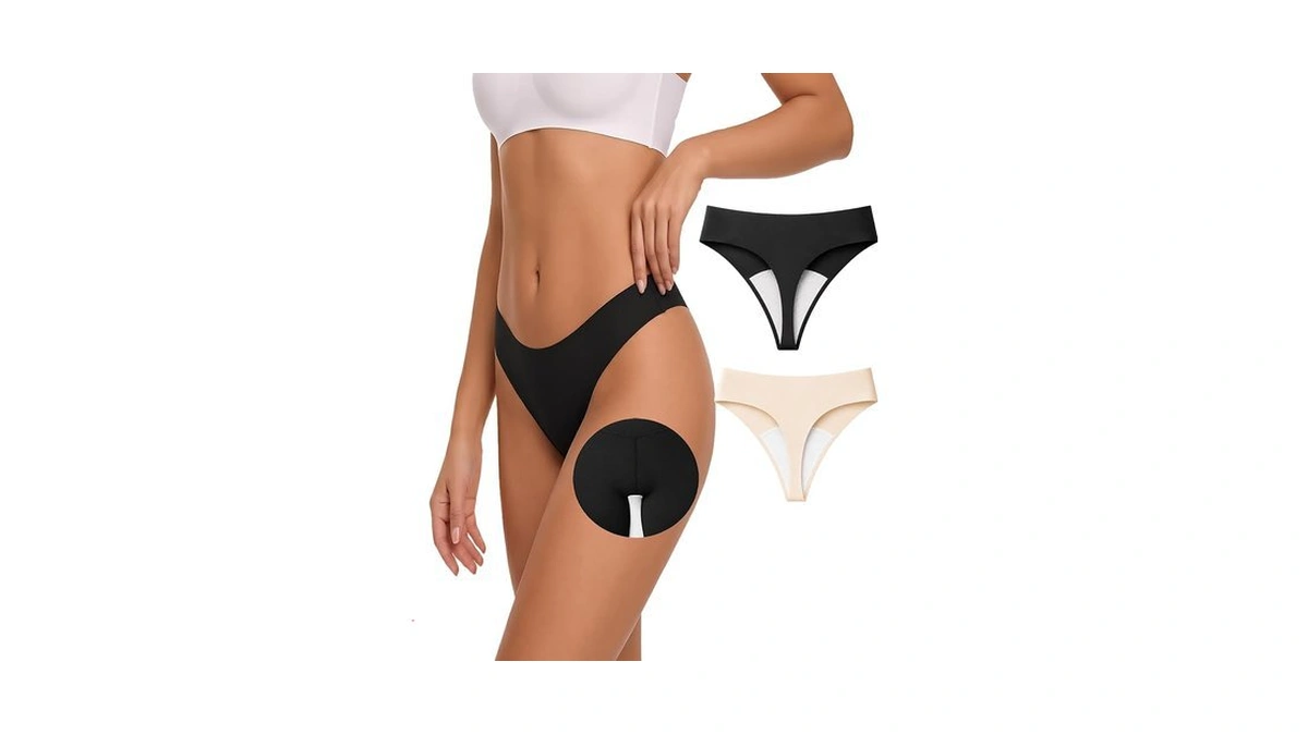 Sdwdbk Seamless No Show Thongs For Women Invisible Workout Panties
