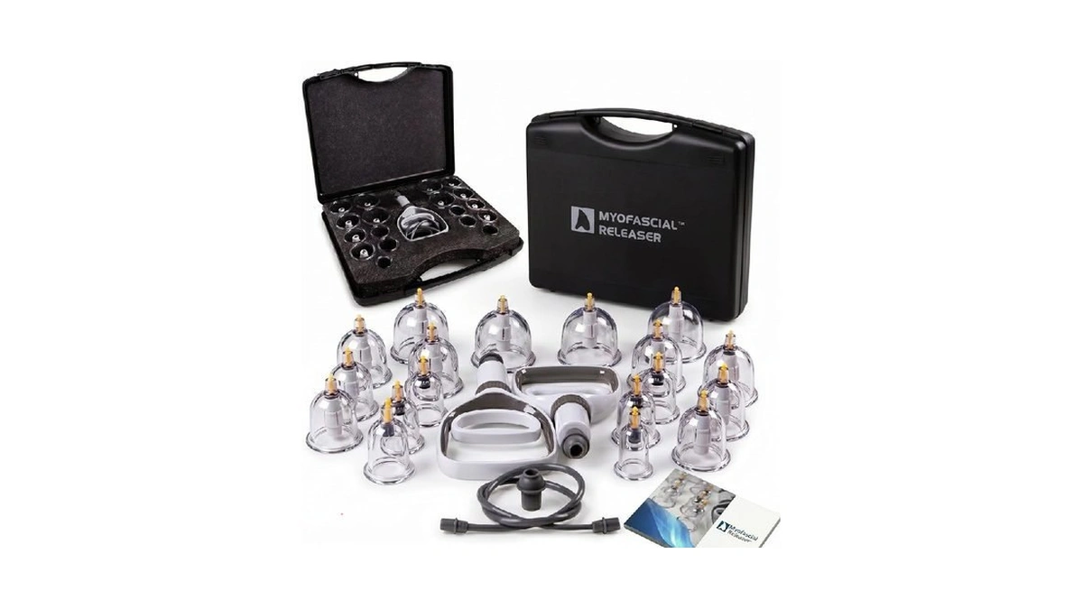 Myofascial Releaser Professional Cupping Therapy Set - 18 Multi-sized Vacuum