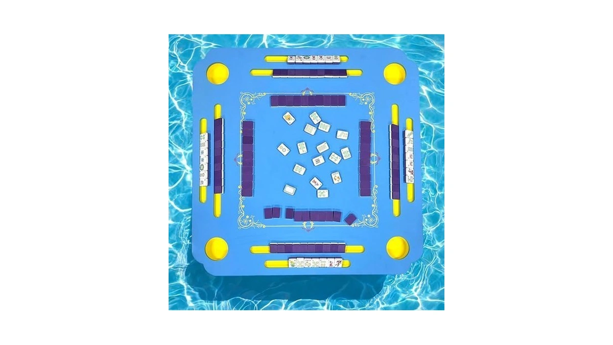 Vcbvcb 32 X 32 Inch Floating Mahjong Table For Pool,