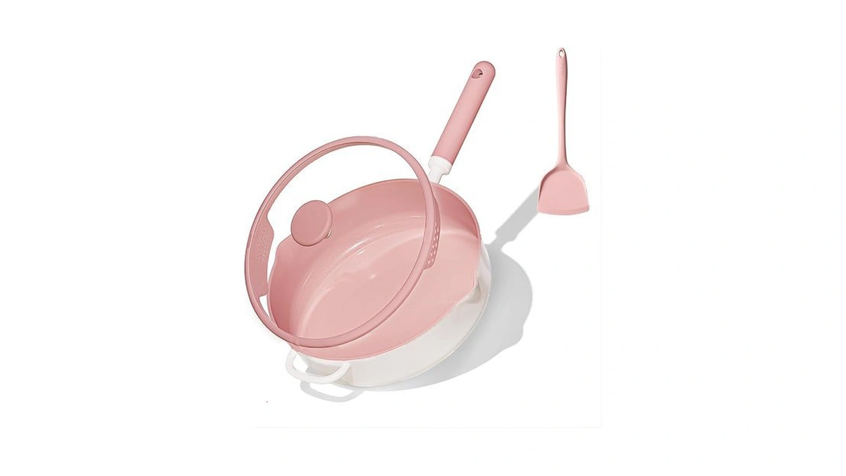 Pink Nonstick Fry Pans