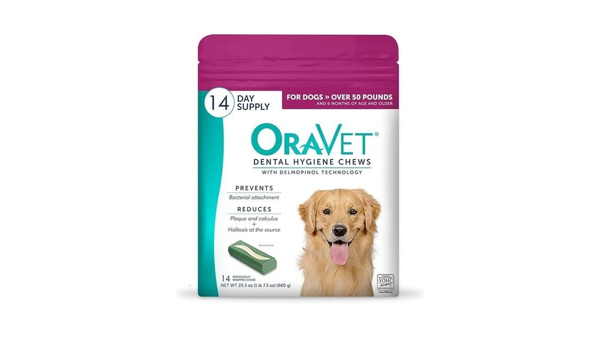 Oravet Dental Chews For Dogs, Oral Care And Hygiene Chews
