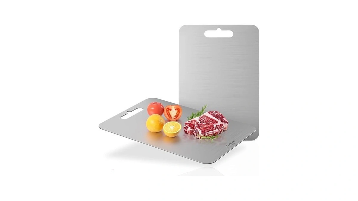 Genxone Titanium Cutting Board For Kitchen, Large Metal Cutting Board