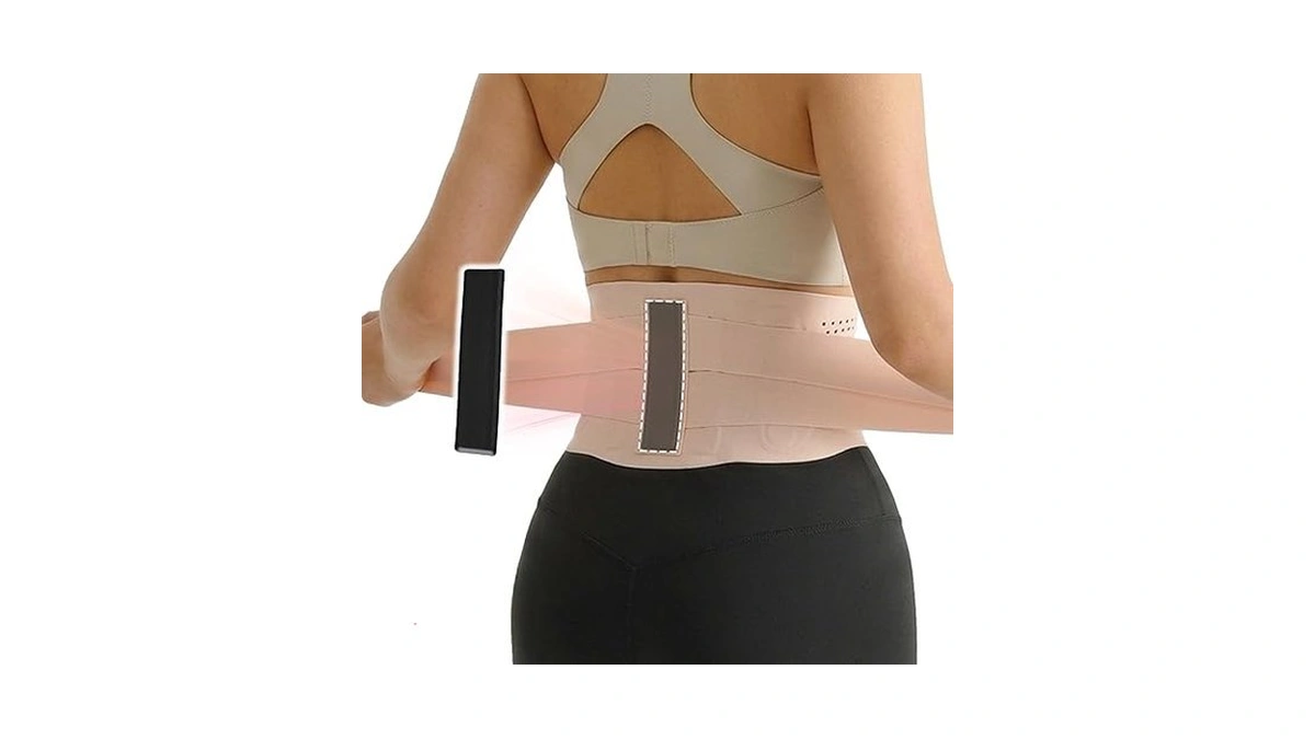 Ultra Thin Back Brace With 3d Lumbar Pad For Lower