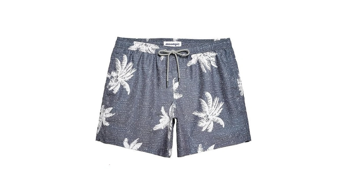 Maamgic Mens Swim Trunks 5 Inch With Mesh Lining, Quick