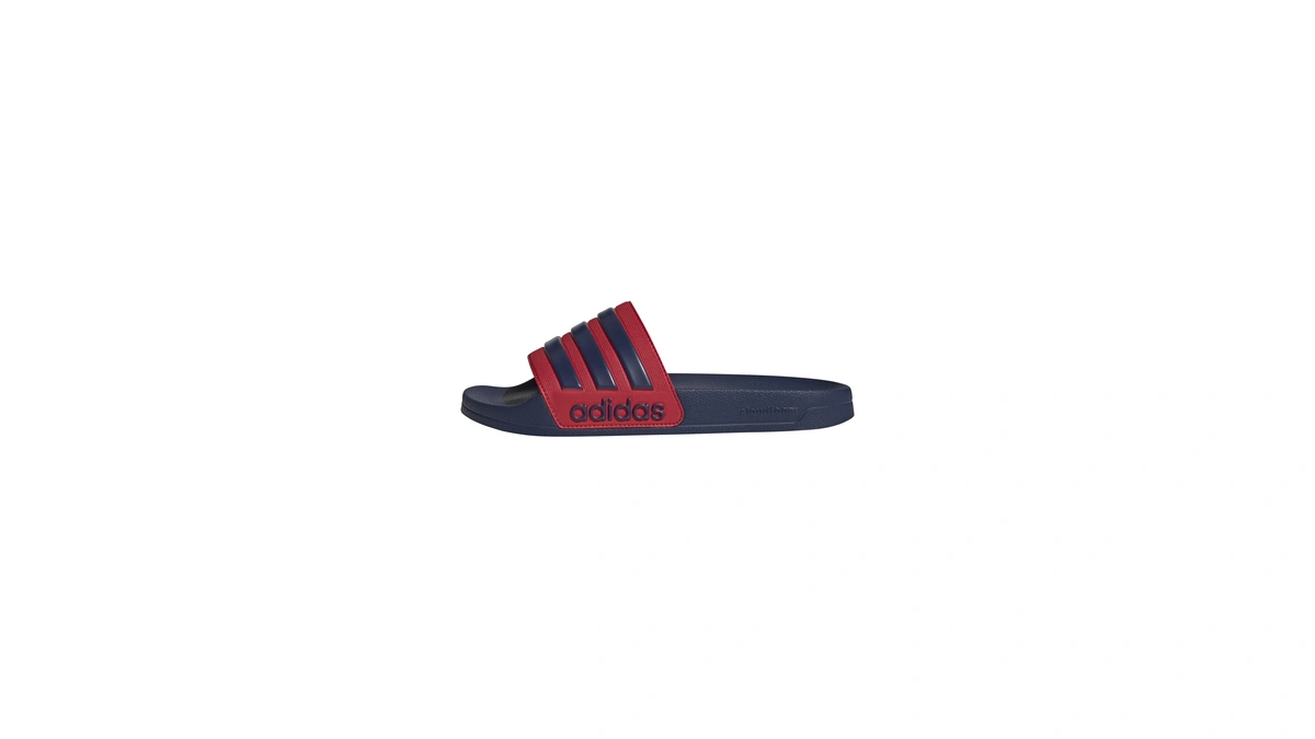 Adidas Unisex-adult Adilette Shower, Dark Blue/dark Blue/better Scarlet, 18