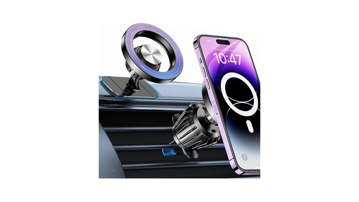 Kaistyle For Magsafe Car Mount【strong Magnets】magnetic Phone Holder For Car