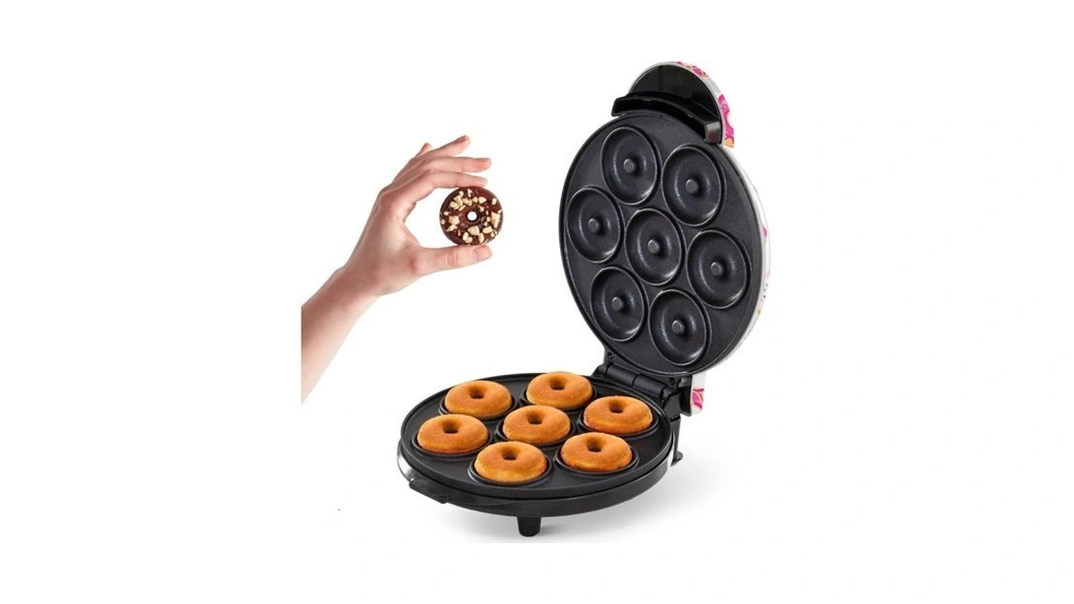 Dash Mini Donut Maker Machine For Kid-friendly Breakfast, Snacks, Desserts