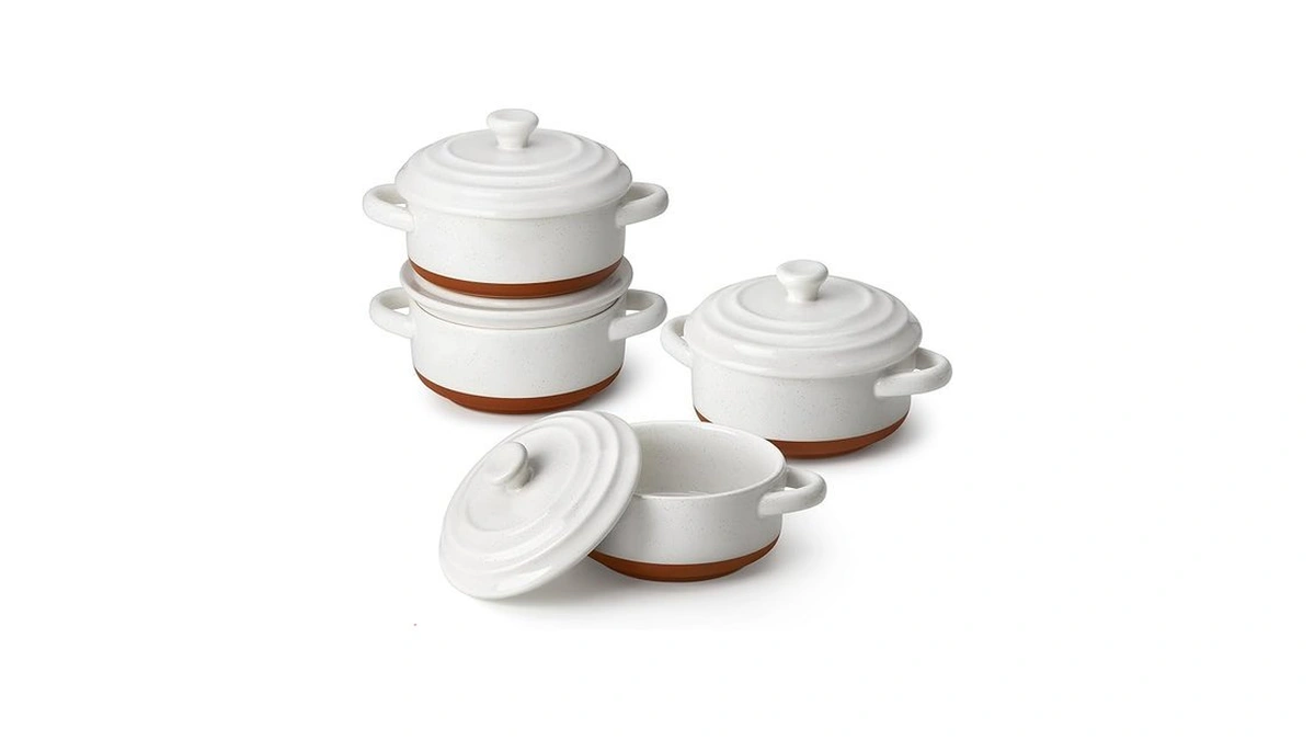 Malacasa Mini Cocotte Set - 12 Oz Small Casserole Dishes
