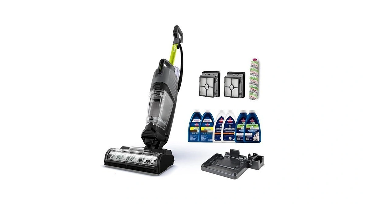 Bissell Crosswave Hydrosteam Deluxe Steam Mop, 3-in-1 Wet Dry Vacuum