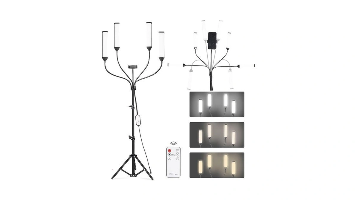 Led Video Light Kit With Four-arms, Studio Light For Video