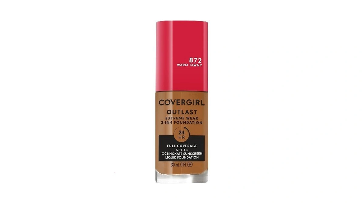 Covergirl Outlast Extreme Wear 3-in-1 Full Coverage Liquid Foundation, Spf