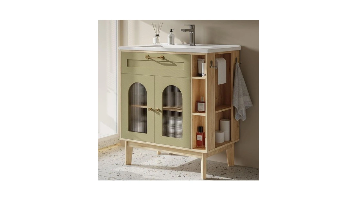 Likimio 30 Inch Bathroom Vanity With Sink, Bathroom Vanities Cabinet
