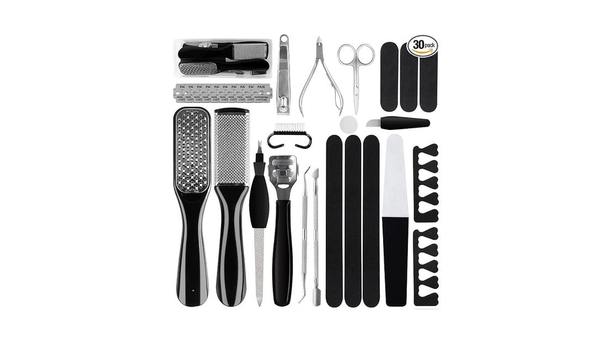 Professional Manicure And Pedicure Tool Kit Professional Exfoliation Foot File