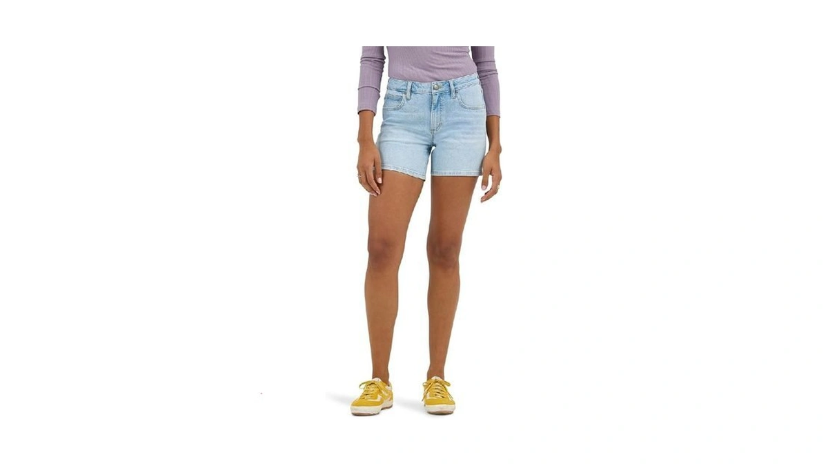 Lee Women's Legendary 5" Denim Short, New Love, 6