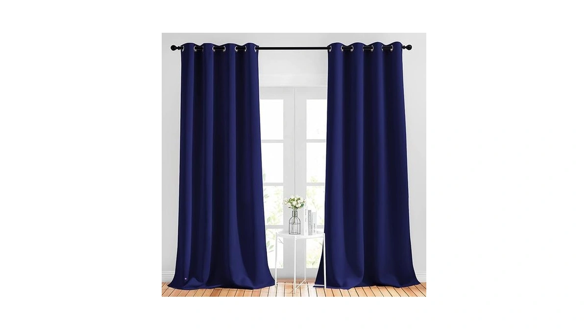 Nicetown Blackout 102 Inch Curtains For Living Room, Grommet Thermal
