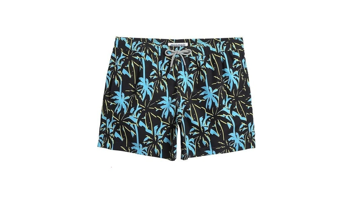 Maamgic Mens Swim Trunks 5 Inch With Mesh Lining, Quick