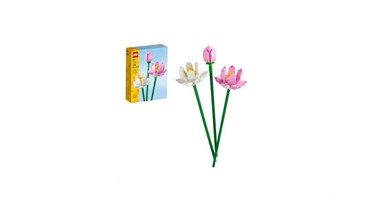 Lego Lotus Flower - Building Toy For Kids, Girls &