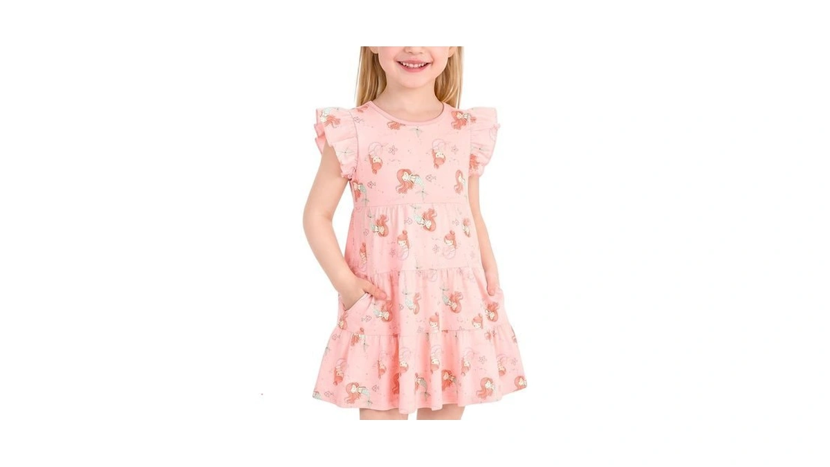 Bliblitata Girls' Casual Dress,soft Comfort Cotton Tagless Kids Short Sleeve,breathable