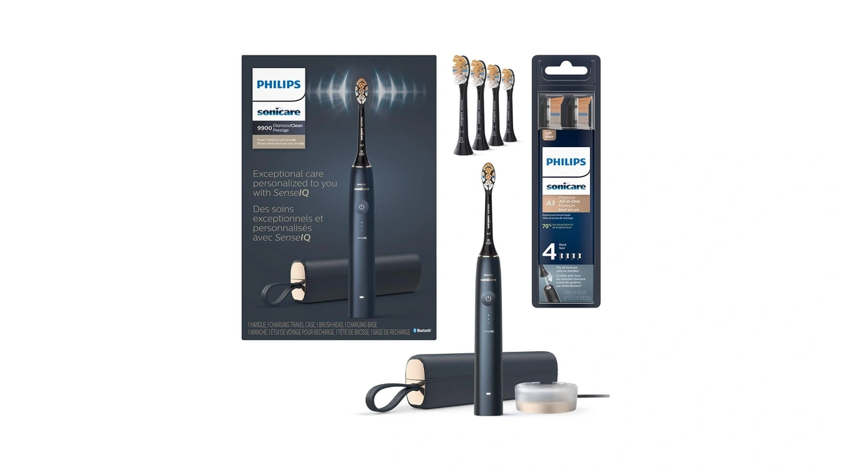 Philips Sonicare Diamondclean 9900 Prestige Electric Toothbrush - With Senseiq