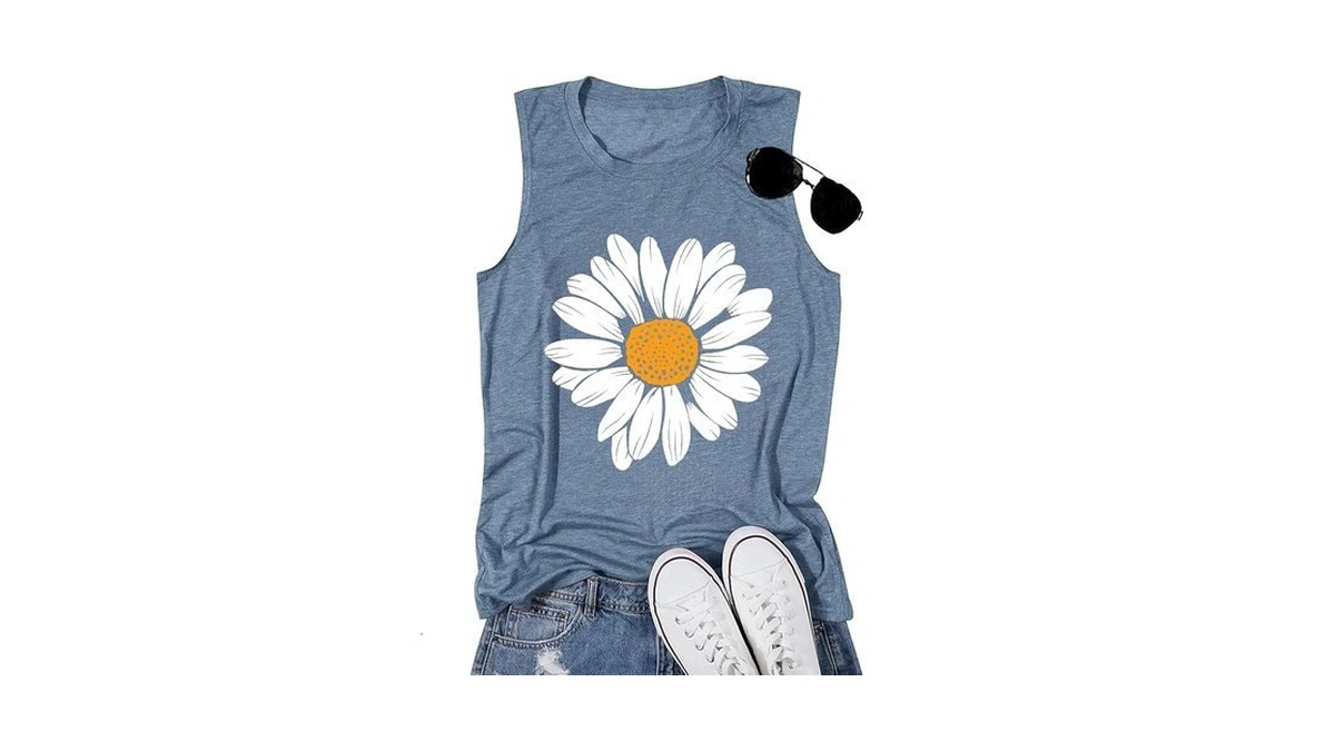 Tuzierduo Womens Tank Tops Sleeveless Graphic Tees Summer Beach Vacation