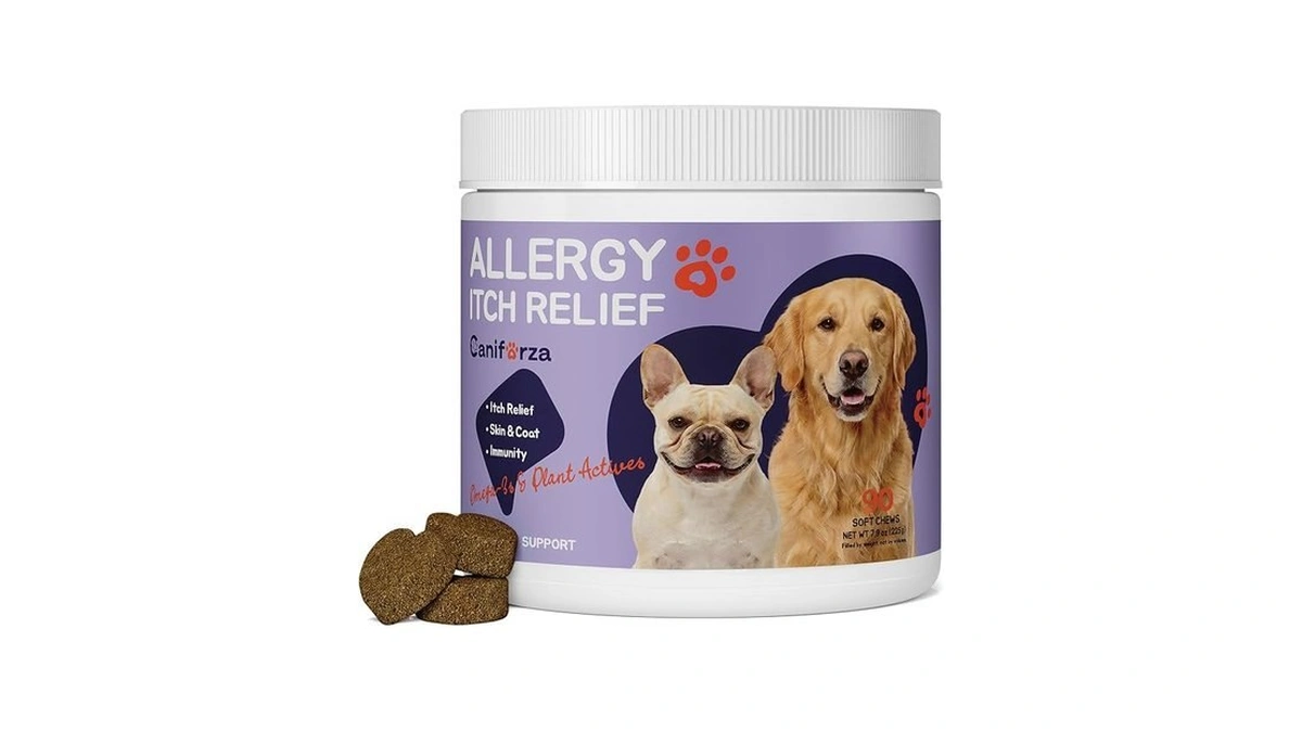 Caniforza Dog Allergy & Itch Support - Omega-3 Supplement For