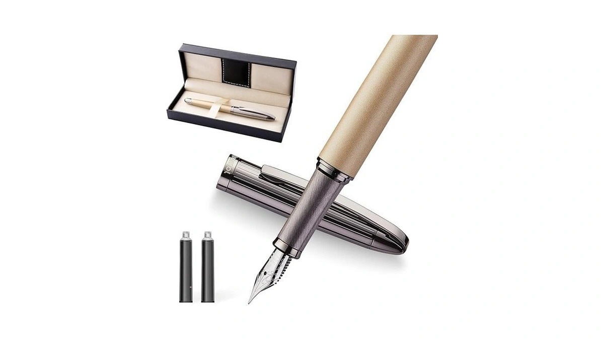Tramol Fountain Pen Gift Set, (0.5mm) Fine Nib Suitable For