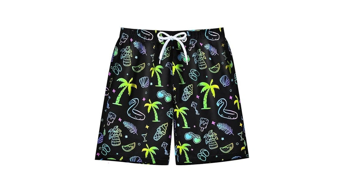 Macirept Boys Swim Trunks Board Shorts Teen Boys Swimsuit Quick