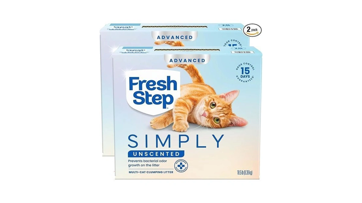 Fresh Step Advanced Simply Unscented Multi Cat Clumping Cat Litter,