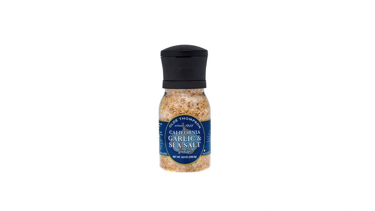 Olde Thompson California Garlic & Sea Salt Grinder, 8.8 Ounce