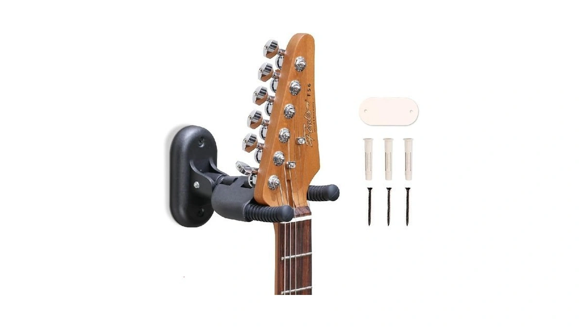 Ghostfire Foldable Guitar Wall Mount Auto-locking Guitar Wall Hangers, Guitar