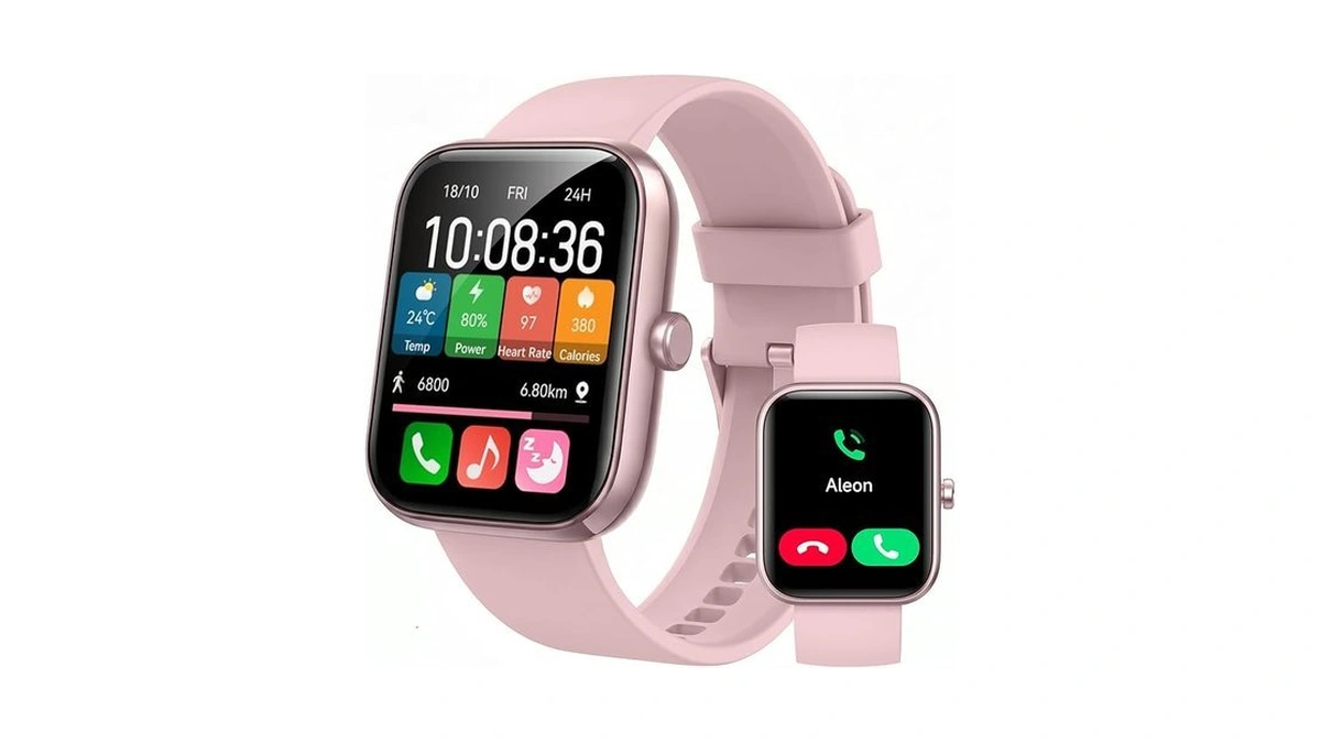 Smart Watch For Women Men With Bluetooth Call, Alexa Built-in