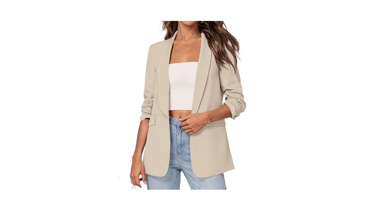 Prettygarden Women's 2026 Spring Blazers Business Casual Outfits Open Front