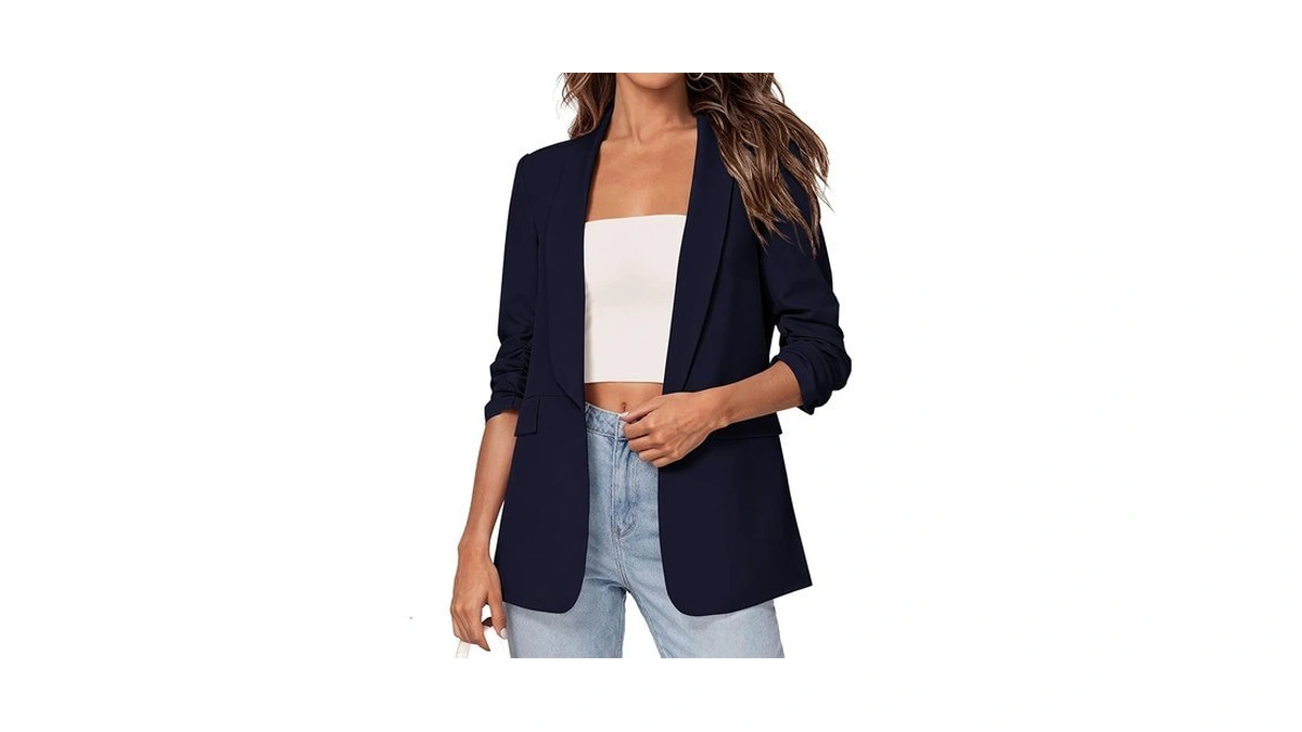 Prettygarden Women's 2026 Spring Blazers Business Casual Outfits Open Front