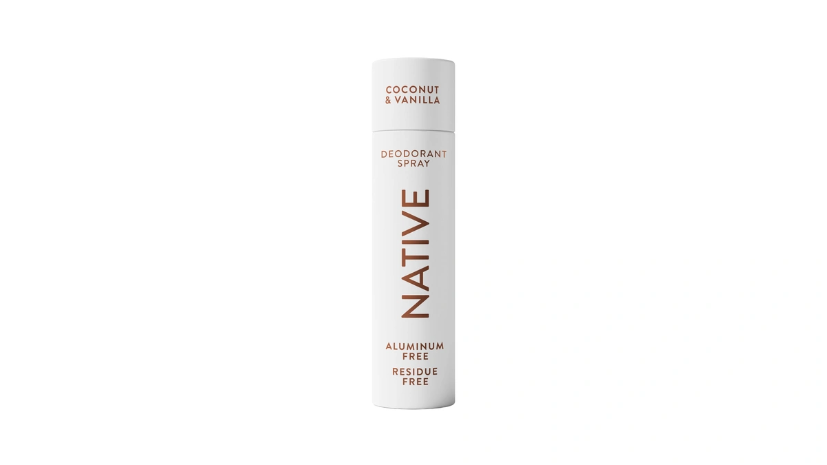 Native Deodorant & Body Spray, Coconut & Vanilla, 72-hour Odor