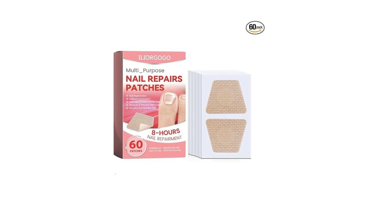 Nail Care Patches 60pcs - Hydrating & Soothing Nail Wraps