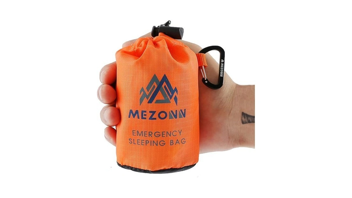 Mezonn Emergency Sleeping Bag Survival Bivy Sack Use As Emergency