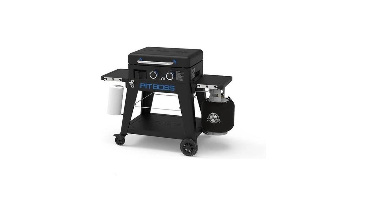 Pit Boss 2-burner Propane Gas Non-stick Ceramic Coated Rust-resistant Portable