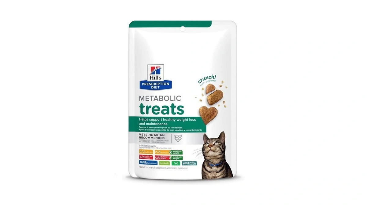 Hill's Prescription Diet Metabolic Weight Management Cat Treats, Veterinary Diet,