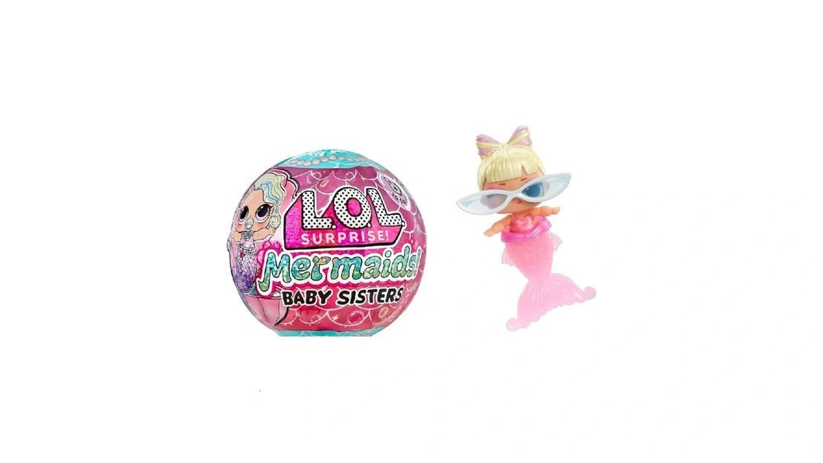 Lol Surprise Mermaids Baby Sisters With Color Change Tail, 8