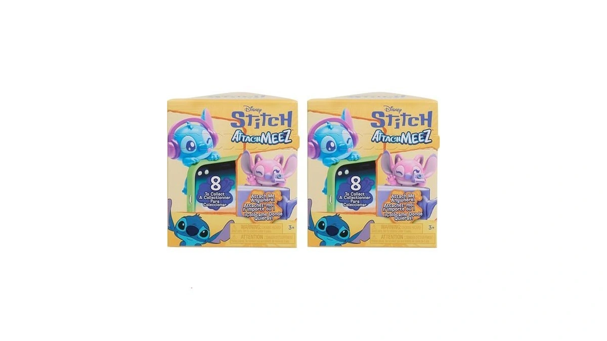 Disney Stitch Attachmeez 2-pack - Collectible Surprise Mini Figure Blind