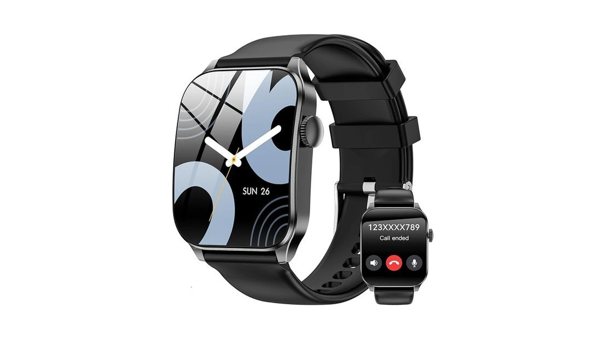 Haulvean Curve Smart Watch For Men Women, 1.91" Smartwatches With